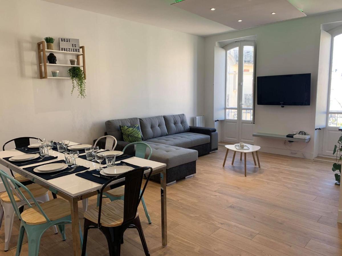 Magnifique Appartement Beziers Centre Historique Avec Parking Exterior foto